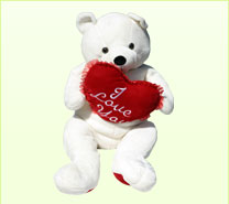 oversized valentine bear