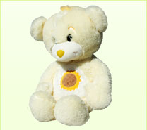 yellow care bear stuffed animal